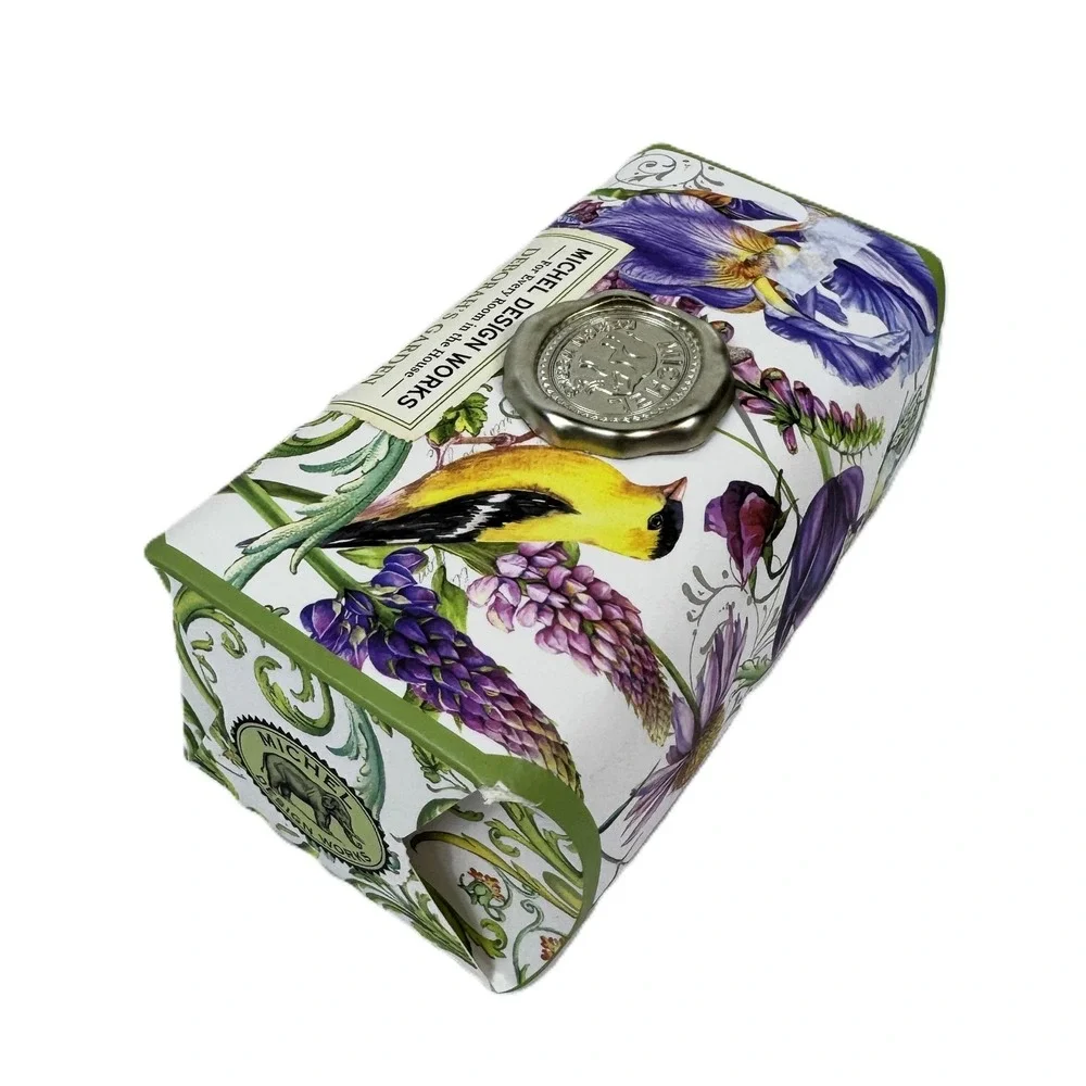 Michel Design Works Deborahs Garden 8.7 oz Artisanal Bar Bath Soap Floral Sealed